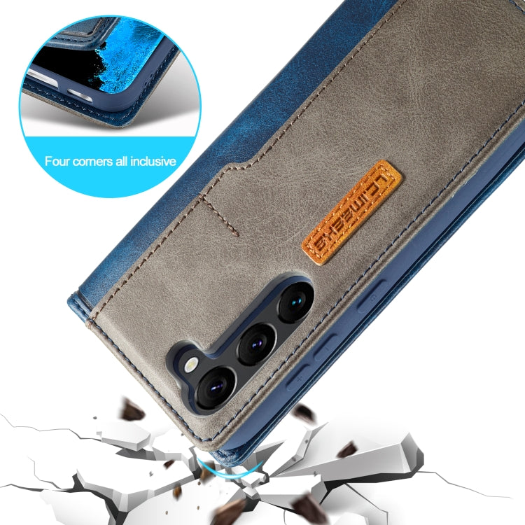 For Samsung Galaxy S23 5G LC.IMEEKE LC-001 Color Matching Frosted Leather Phone Case