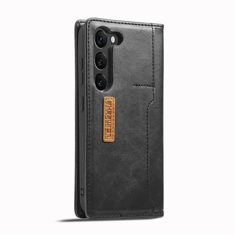 For Samsung Galaxy S23+ 5G LC.IMEEKE LC-001 Color Matching Frosted Leather Phone Case