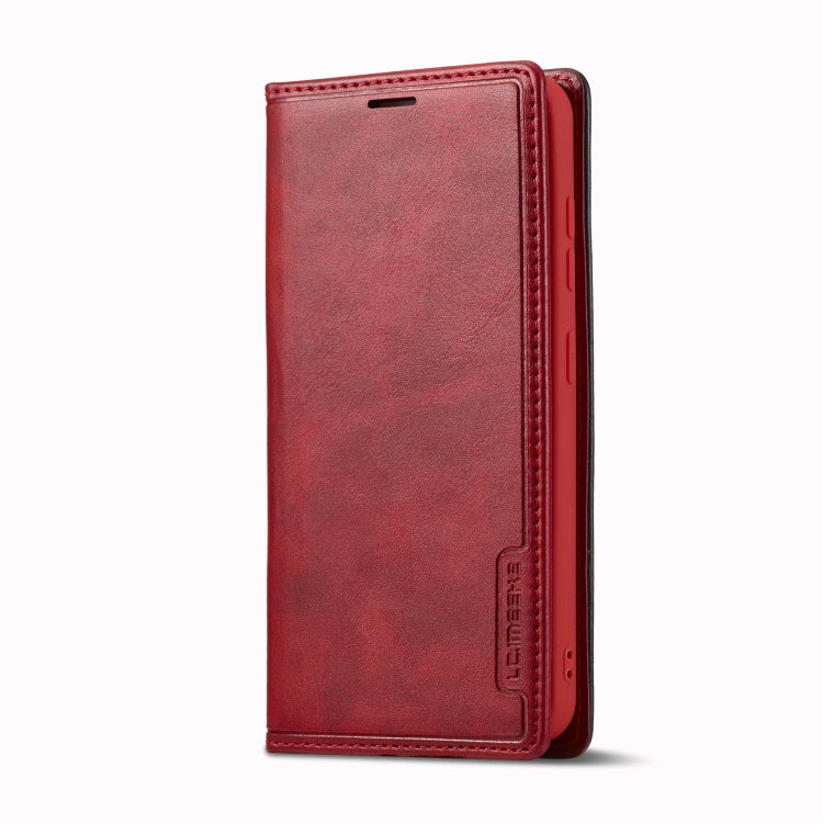 For Samsung Galaxy S23+ 5G LC.IMEEKE LC-001 Color Matching Frosted Leather Phone Case