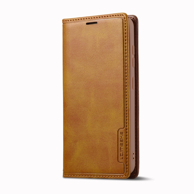 For Samsung Galaxy S23+ 5G LC.IMEEKE LC-001 Color Matching Frosted Leather Phone Case