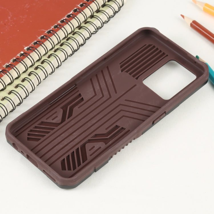 For Realme 9 Armor Warrior Shockproof PC + TPU Phone Case