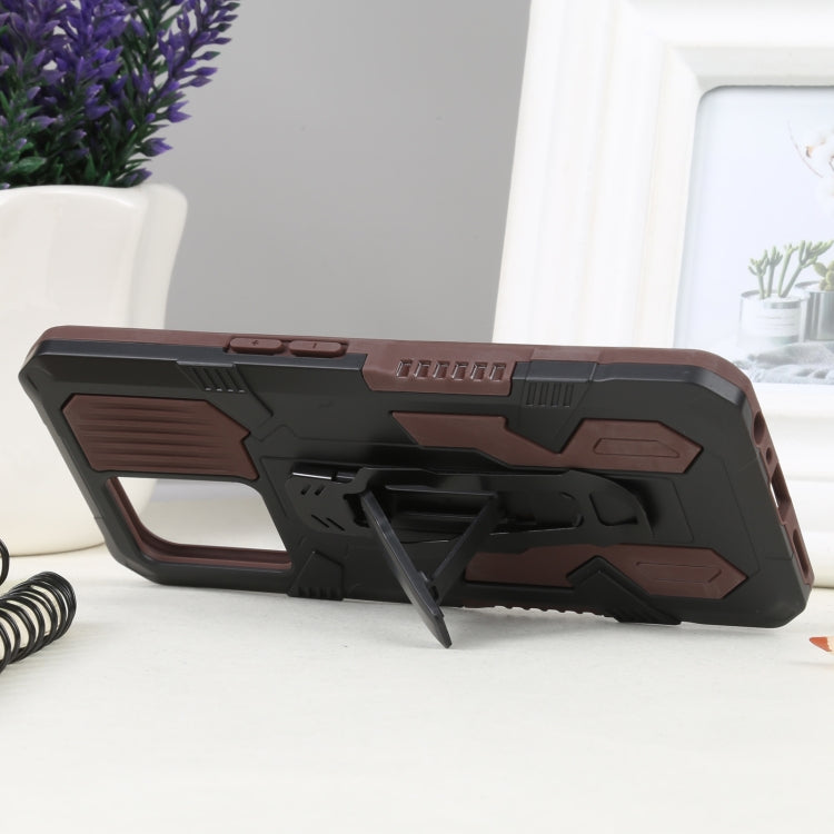 For Realme 9 Armor Warrior Shockproof PC + TPU Phone Case