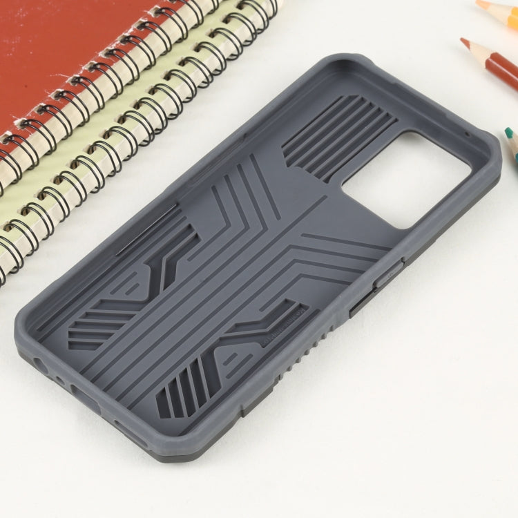 For Realme 9 Armor Warrior Shockproof PC + TPU Phone Case