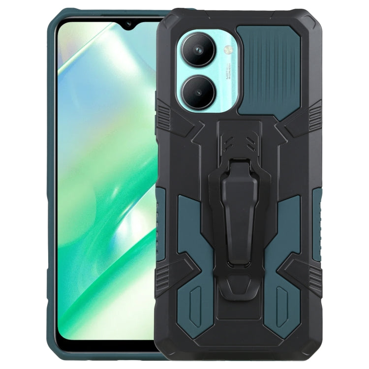 For Realme C33 4G Armor Warrior Shockproof PC + TPU Phone Case