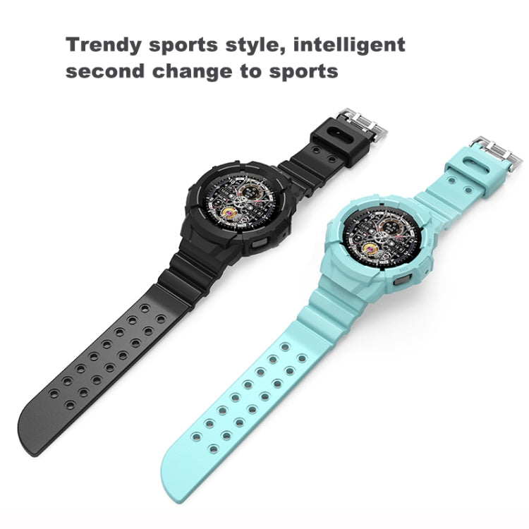 For Samsung Galaxy Watch5 44mm Solid Color Silicone Watch Band