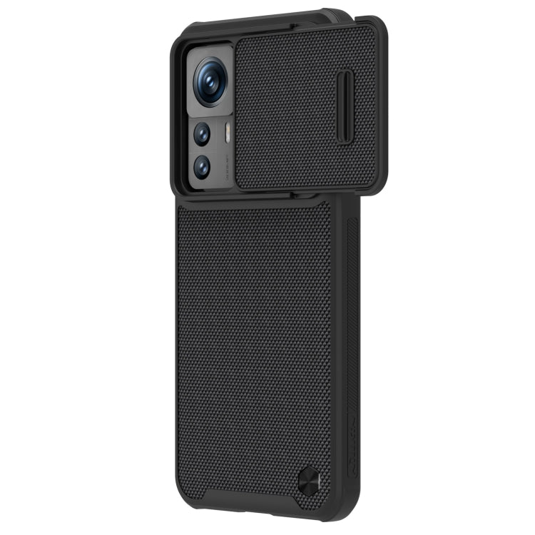 For Xiaomi 12T Pro NILLKIN 3D Textured Camshield PC + TPU Phone Case