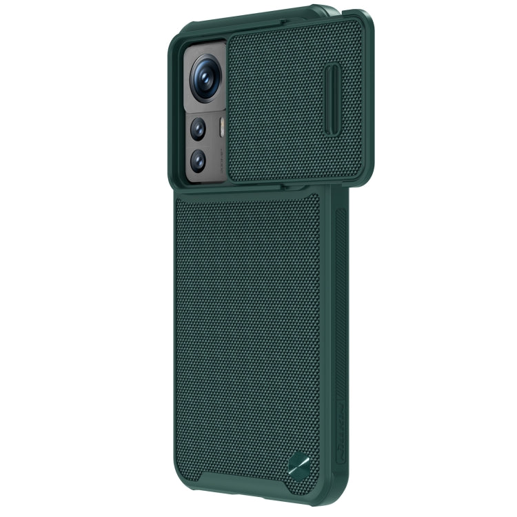 For Xiaomi 12T Pro NILLKIN 3D Textured Camshield PC + TPU Phone Case