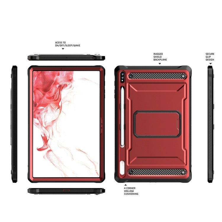 For Samsung Galaxy Tab S7+/S8+/S7 FE Explorer PC + TPU Tablet Protective Case