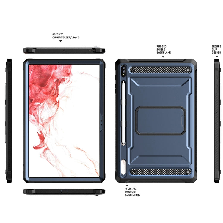 For Samsung Galaxy Tab S7+/S8+/S7 FE Explorer PC + TPU Tablet Protective Case