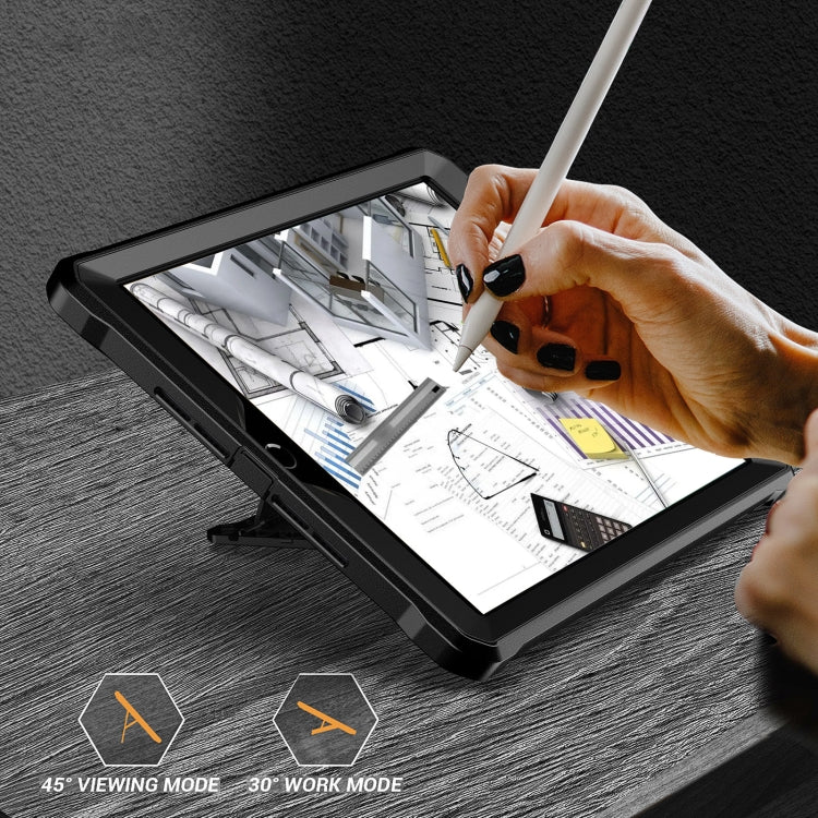 For iPad 9.7 2017/2018 Explorer PC + TPU Tablet Protective Case