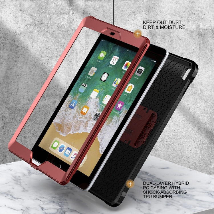 For iPad 9.7 2017/2018 Explorer PC + TPU Tablet Protective Case