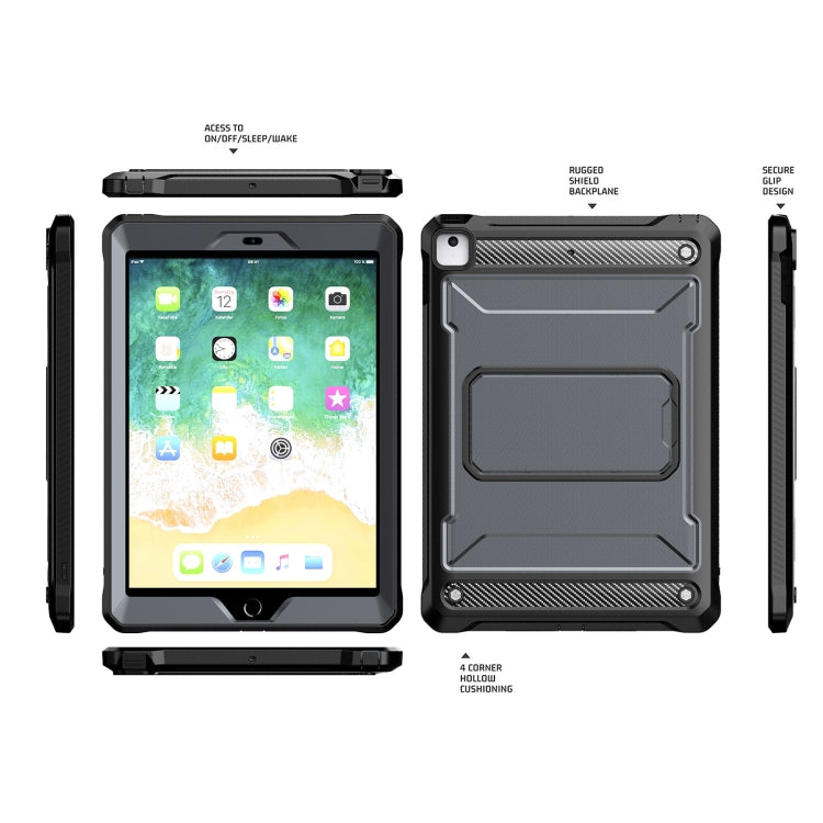 For iPad 9.7 2017/2018 Explorer PC + TPU Tablet Protective Case