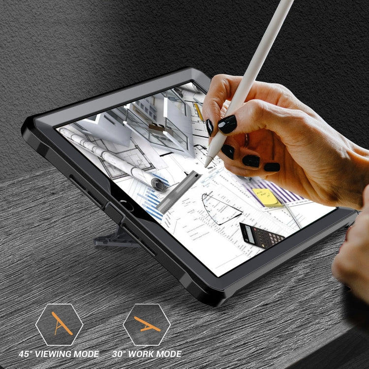 For iPad 9.7 2017/2018 Explorer PC + TPU Tablet Protective Case