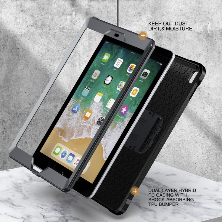 For iPad 9.7 2017/2018 Explorer PC + TPU Tablet Protective Case