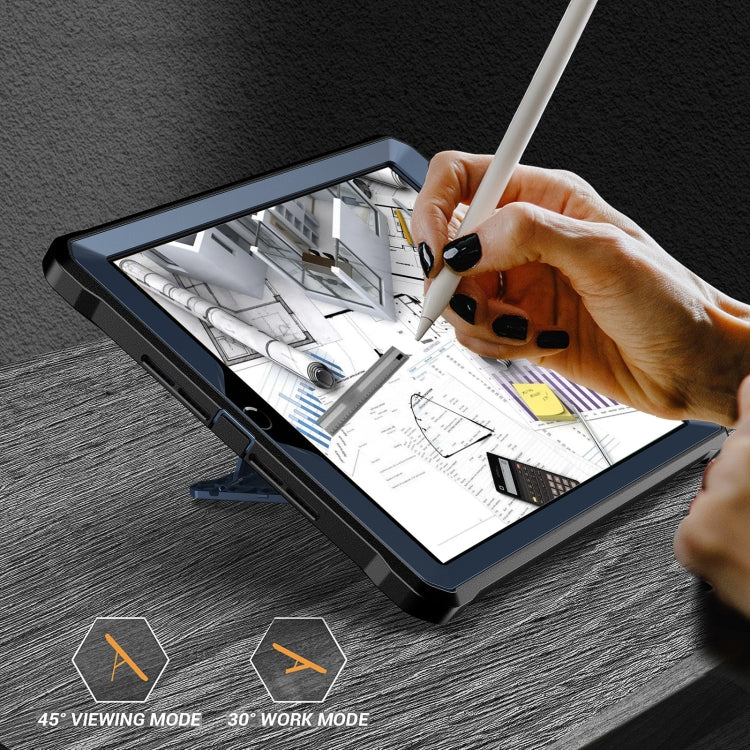 For iPad 9.7 2017/2018 Explorer PC + TPU Tablet Protective Case