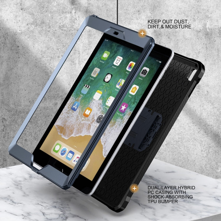 For iPad 9.7 2017/2018 Explorer PC + TPU Tablet Protective Case