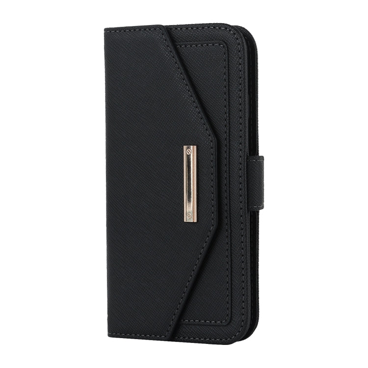 For iPhone SE 2022 / SE 2020 / 8 / 7 Cross Texture Lanyard Leather Phone Case