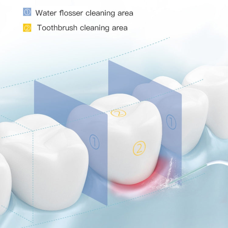 WF309 Portable Retractable and Detachable Smart Teeth Scaling Instrument Oral Care Flosser