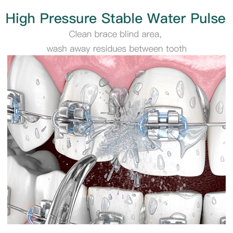 WF309 Portable Retractable and Detachable Smart Teeth Scaling Instrument Oral Care Flosser