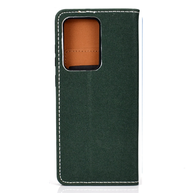For Galaxy S20 Plus Solid Color Frosted Magnetic Horizontal Flip Leather Case with Card Slots & Holder
