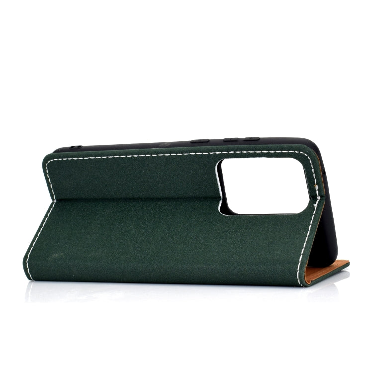 For Galaxy S20 Plus Solid Color Frosted Magnetic Horizontal Flip Leather Case with Card Slots & Holder