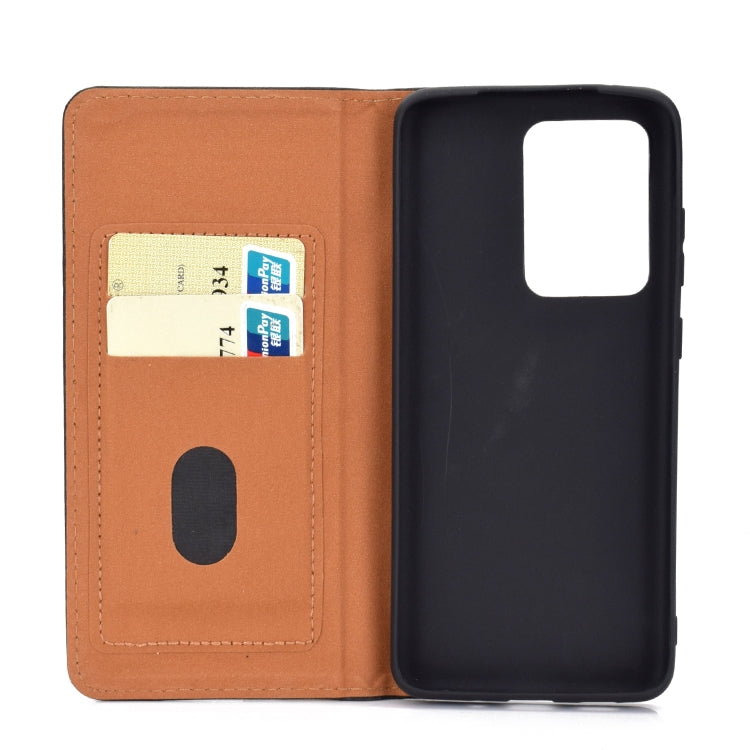 For Galaxy S20 Plus Solid Color Frosted Magnetic Horizontal Flip Leather Case with Card Slots & Holder