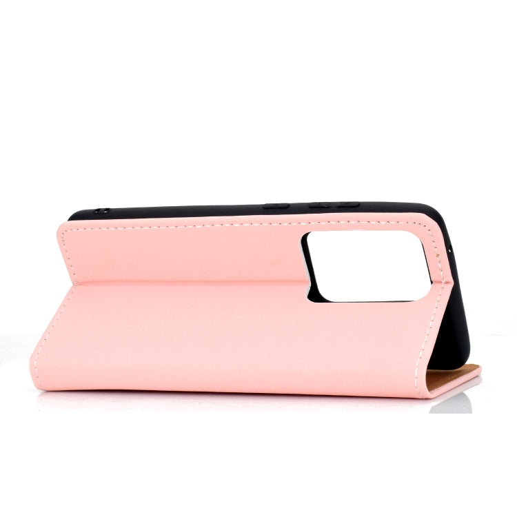 For Galaxy S20 Ultra Solid Color Frosted Magnetic Horizontal Flip Leather Case with Card Slots & Holder
