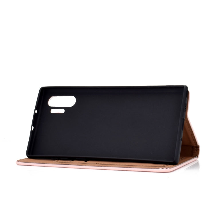 For Galaxy Note 10 Pro Solid Color Frosted Magnetic Horizontal Flip Leather Case with Card Slots & Holder