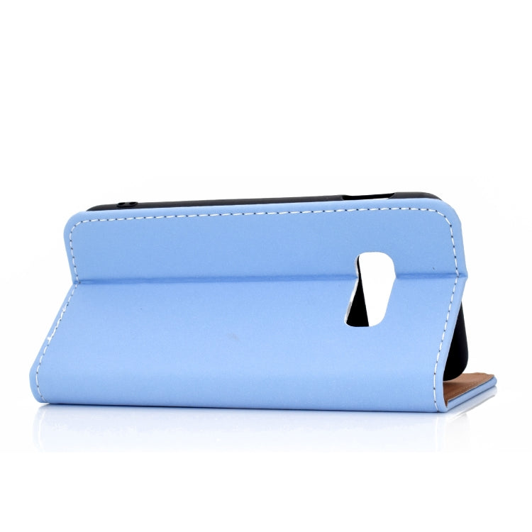 For Galaxy S10 Lite Solid Color Frosted Magnetic Horizontal Flip Leather Case with Card Slots & Holder