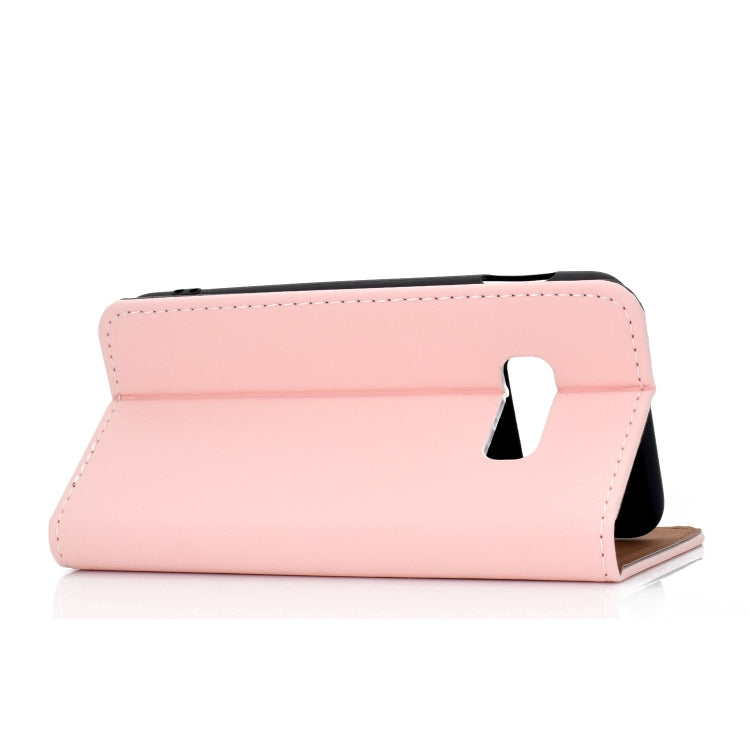 For Galaxy S10 Lite Solid Color Frosted Magnetic Horizontal Flip Leather Case with Card Slots & Holder