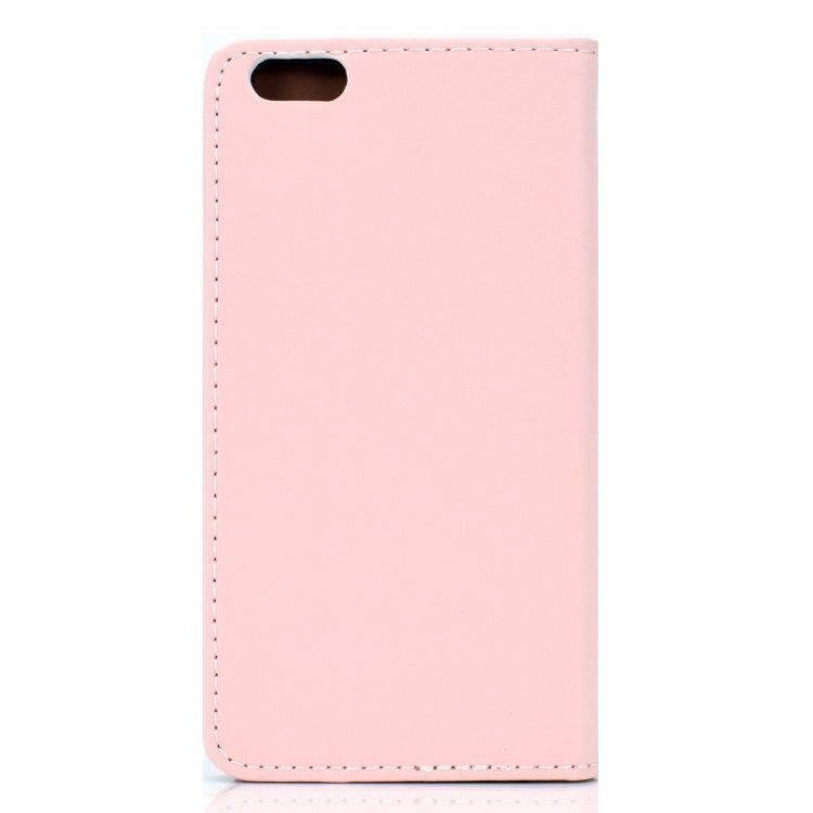 For iPhone 6 / 6s Solid Color Frosted Magnetic Horizontal Flip Leather Case with Card Slots & Holder