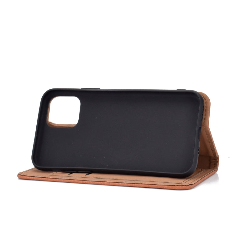 For iPhone 11 Pro Max Solid Color Frosted Magnetic Horizontal Flip Leather Case with Card Slots & Holder