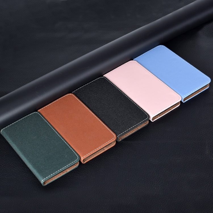 For iPhone 11 Pro Solid Color Frosted Magnetic Horizontal Flip Leather Case with Card Slots & Holder