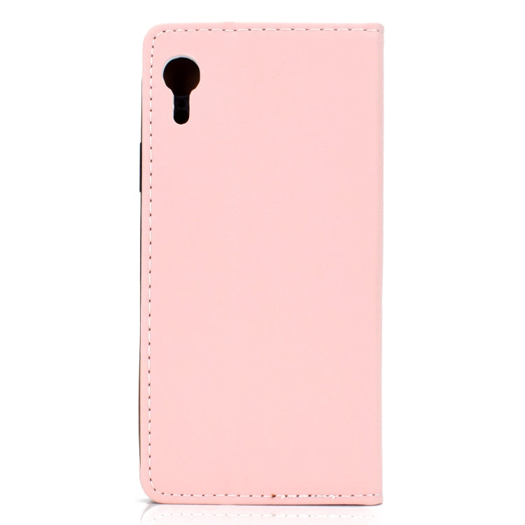 For iPhone XR Solid Color Frosted Magnetic Horizontal Flip Leather Case with Card Slots & Holder