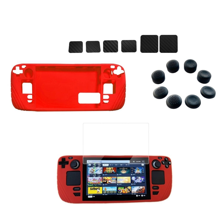 For Steam Deck Shockproof Silicone Game Console Protective Case