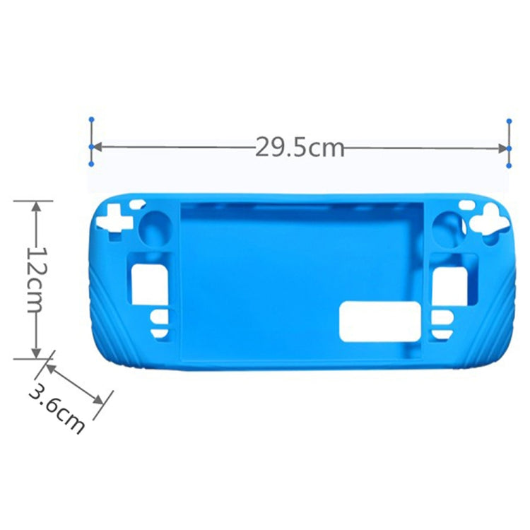 For Steam Deck Shockproof Silicone Game Console Protective Case