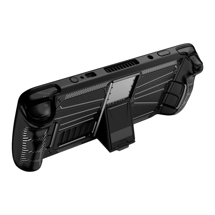 For Steam Deck Shockproof PC + TPU Game Console Protective Case with Holder