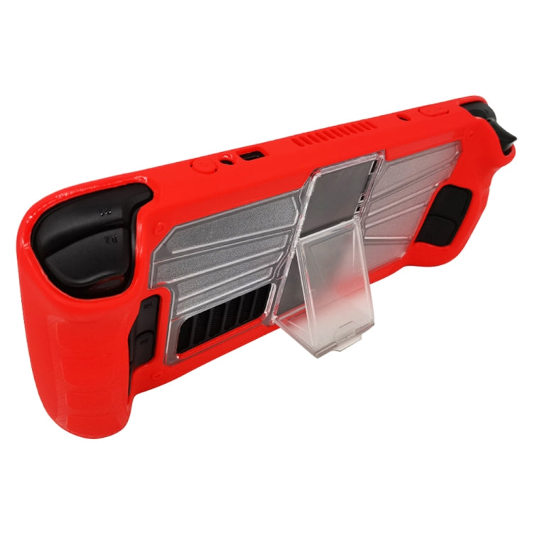 For Steam Deck Shockproof PC + TPU Game Console Protective Case with Holder
