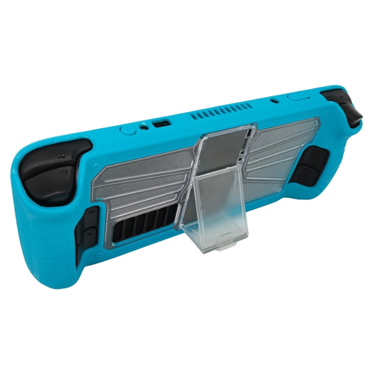 For Steam Deck Shockproof PC + TPU Game Console Protective Case with Holder