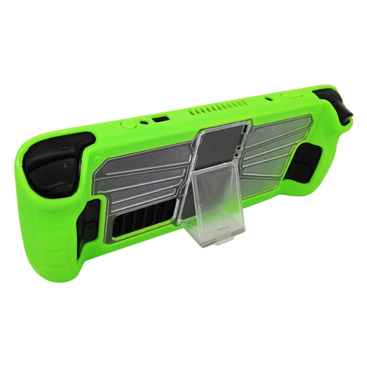 For Steam Deck Shockproof PC + TPU Game Console Protective Case with Holder