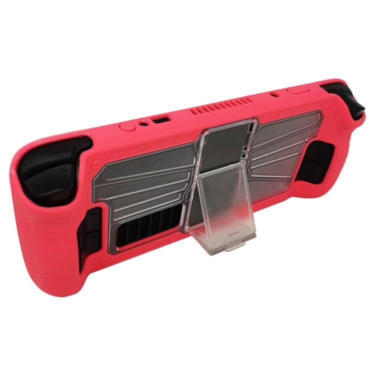 For Steam Deck Shockproof PC + TPU Game Console Protective Case with Holder