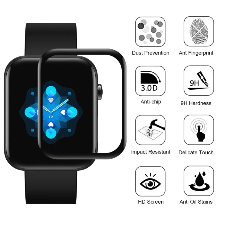 For Tic Watch GTH Pro 3D Surface Composite Soft Watch Film