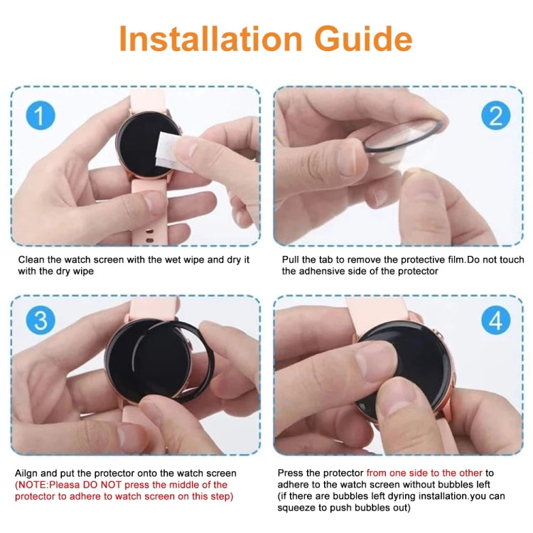 For Garmin Forerunner 158 3D Surface Composite Soft Watch Film