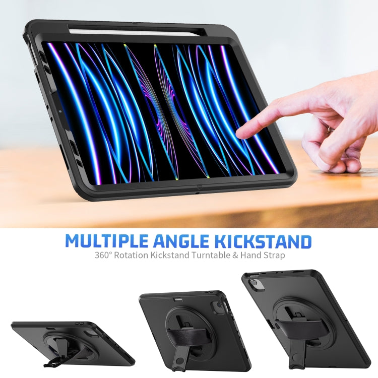 For iPad Pro 11 2022/2021/2020/2018 / Air 2022/2020 Shockproof TPU + PC Tablet Case