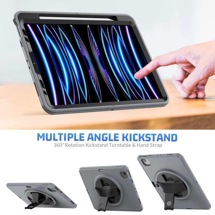 For iPad Pro 11 2022/2021/2020/2018 / Air 2022/2020 Shockproof TPU + PC Tablet Case
