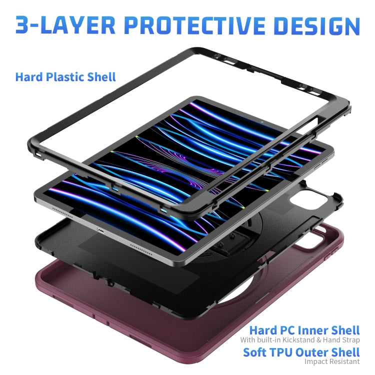 For iPad Pro 11 2022/2021/2020/2018 / Air 2022/2020 Shockproof TPU + PC Tablet Case