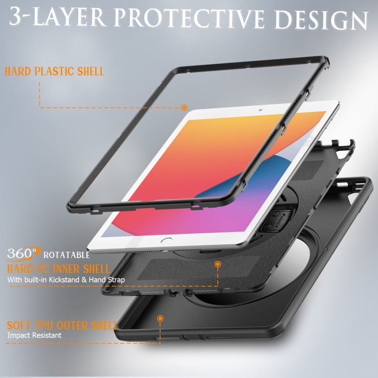 For iPad 10.2 2021/2020/2019 / Pro 10.5 / Air 10.5 2018/2019 Shockproof TPU + PC Tablet Case
