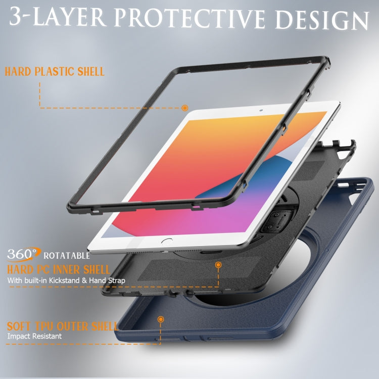 For iPad 10.2 2021/2020/2019 / Pro 10.5 / Air 10.5 2018/2019 Shockproof TPU + PC Tablet Case