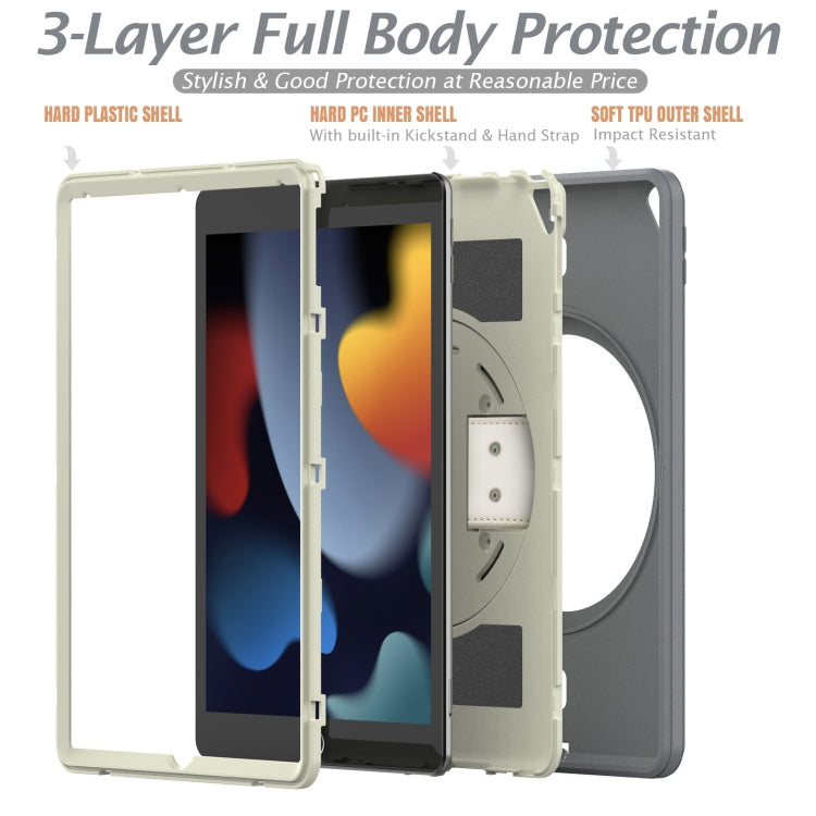 For iPad 10.2 2021/2020/2019 / Pro 10.5 / Air 10.5 2018/2019 Shockproof TPU + PC Tablet Case
