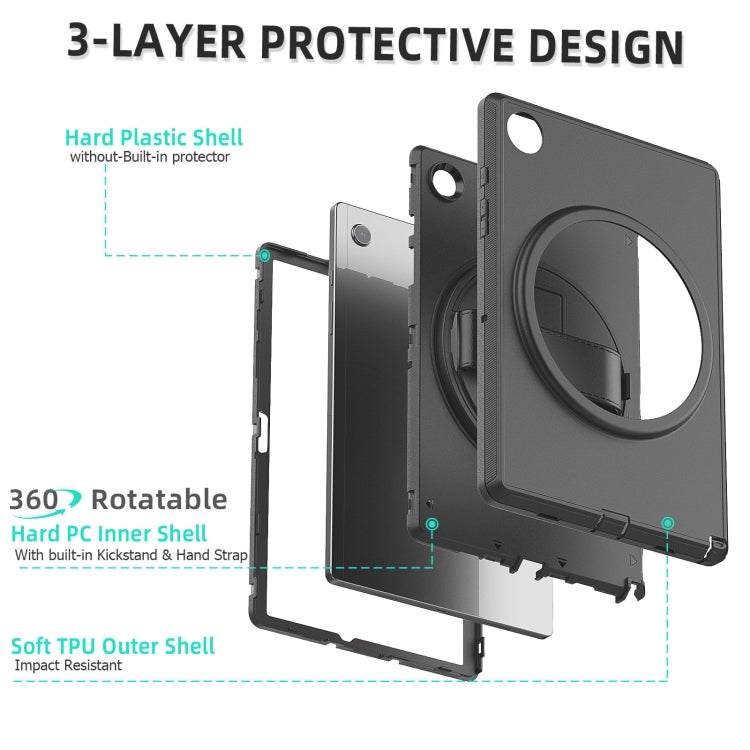 For Samsung Galaxy Tab A8 10.5 2022 Shockproof TPU + PC Tablet Case